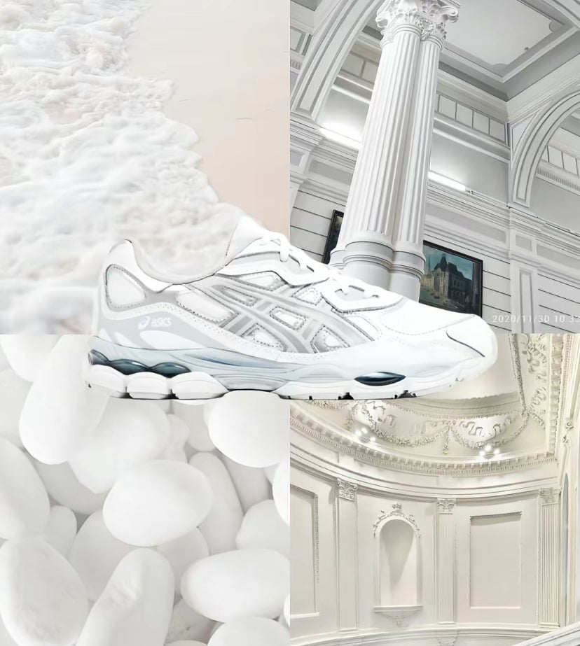 Asics Gel nyc Blanc Gris